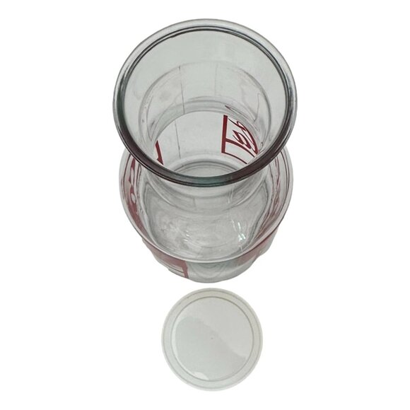 Libby St Clair Coca-Cola Glass Decanter and 4 Glasses 1987 Vintage New - Picture 12 of 16